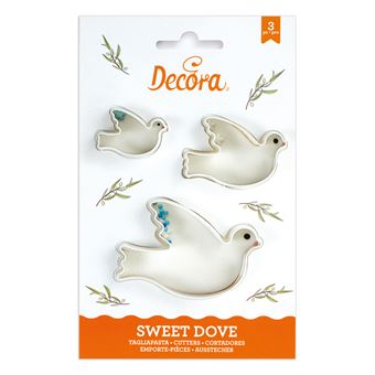 Picture of DOVES PLASTIC CUTTER 65, 75 & 9CM H 22CM X 3PCS